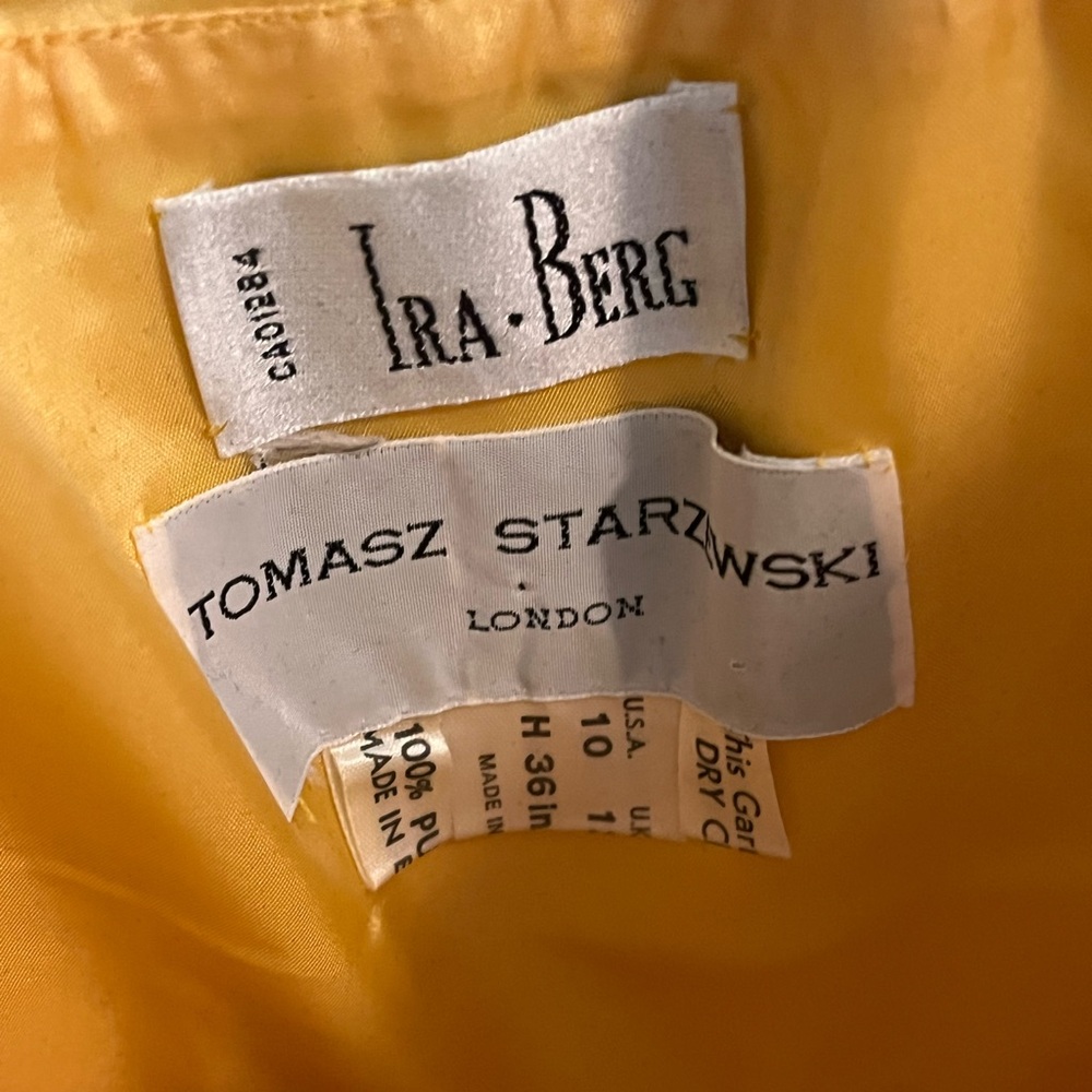 Vintage midi dress 80s drape - Picture 7 of 11